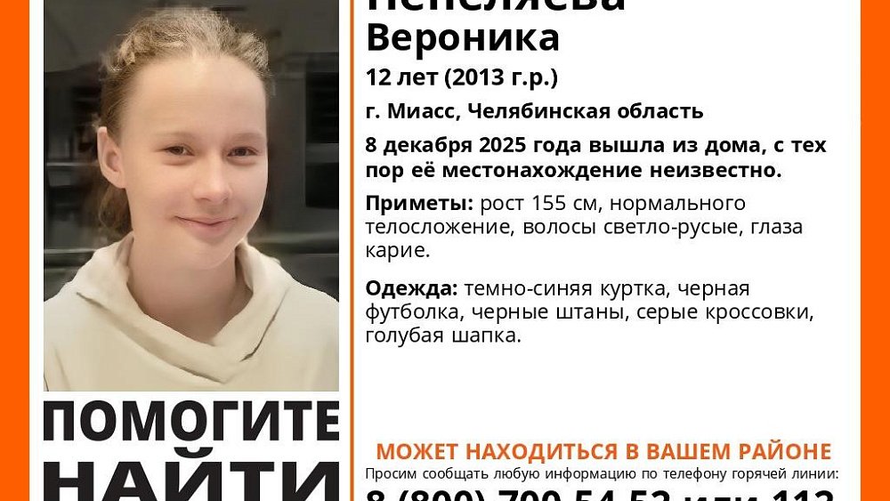 На Южном Урале второй день ищут 12‑летнюю девочку