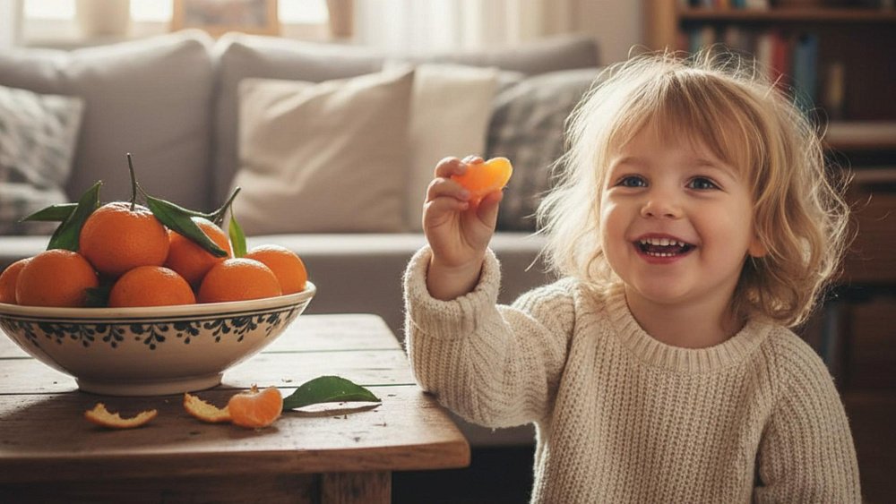 Ребенку без аллергии можно съедать только один мандарин в день