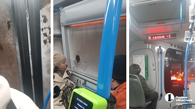 Челябинцы пожаловались на минусовую температуру в автобусе № 18