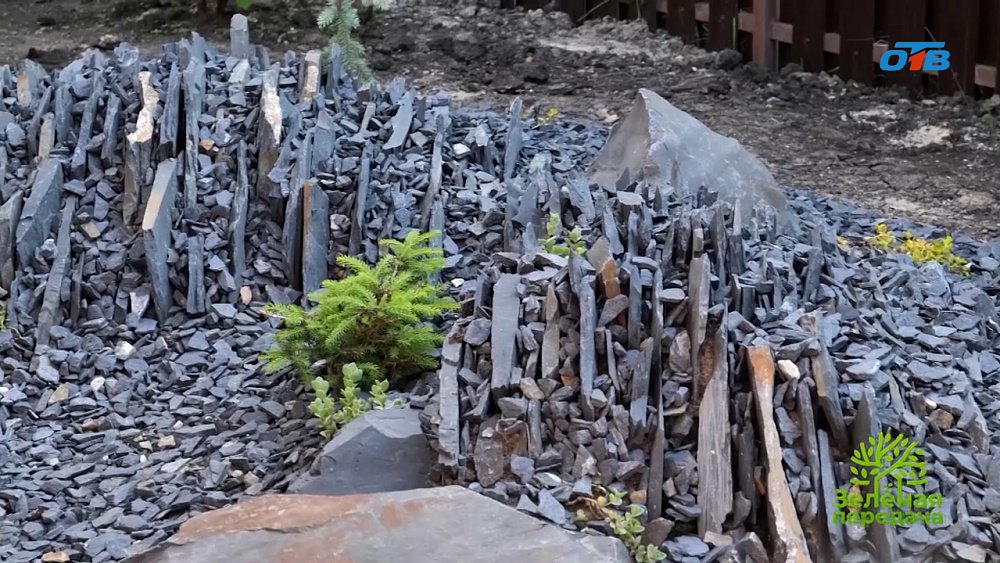 Чешская скалка — нестандартный элемент ландшафтного дизайна