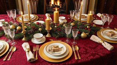 Чем украшать новогодний стол для встречи Огненной Лошади