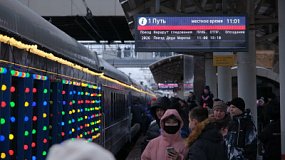 Челябинцы посетили «Поезд Деда Мороза»