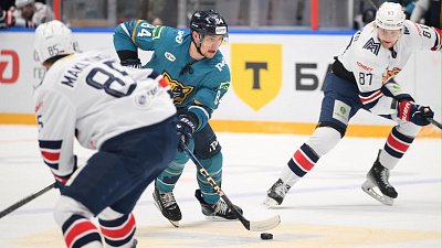 Хоккейный клуб «Металлург» разгромил худшую команду КХЛ