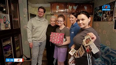 Кто привез зимнюю сказку в Вишневогорск? — в сюжете «Наше утро — Снеговики-добряки»