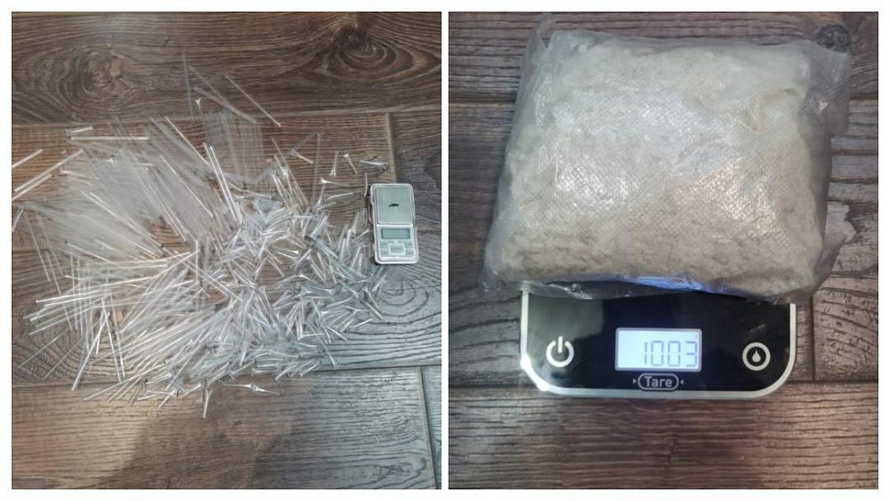 Полицейские нашли в квартире челябинца более 1 кг наркотика