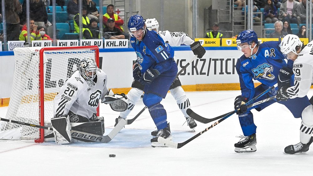 Хоккейный клуб «Трактор» одержал «сухую» победу над «Барысом» и прервал серию поражений