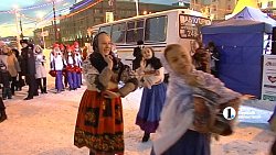 Челябинцы встретили 2016 год с мюзиклом и конкурсами