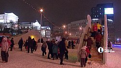 Челябинцы встретили 2016 год с мюзиклом и конкурсами