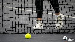 Челябинским теннисистам устроили мастер-класс и новогоднее представление