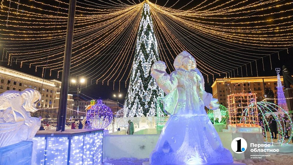 Главный ледовый городок Челябинска в новогоднюю ночь будет работать до 3 часов