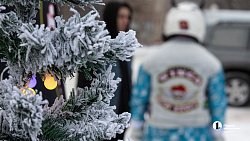 Праздник городу и предложение под елкой: челябинские байкеры провели акцию «Мотодед Мороз»