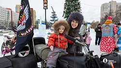 Праздник городу и предложение под елкой: челябинские байкеры провели акцию «Мотодед Мороз»