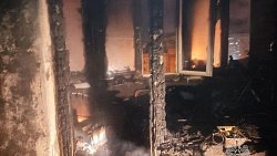 Женщина погибла на пожаре в многоэтажке в Магнитогорске