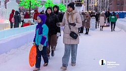 Алексей и Ирина Текслер прогулялись 1 января по центру Челябинска