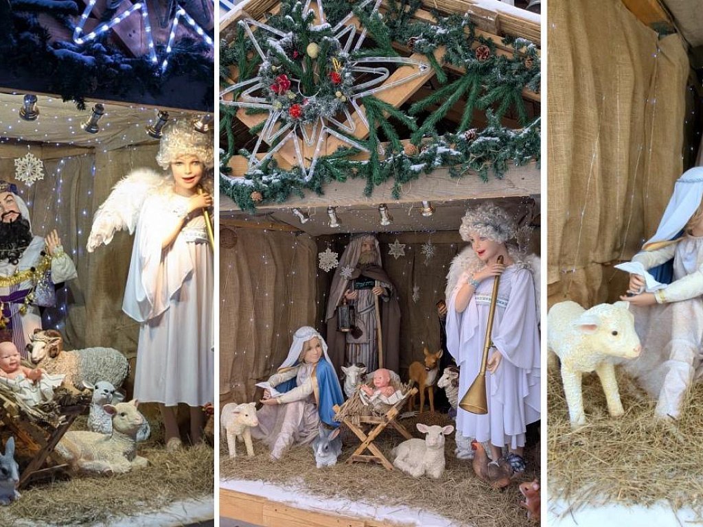 В челябинском монастыре появился рождественский вертеп