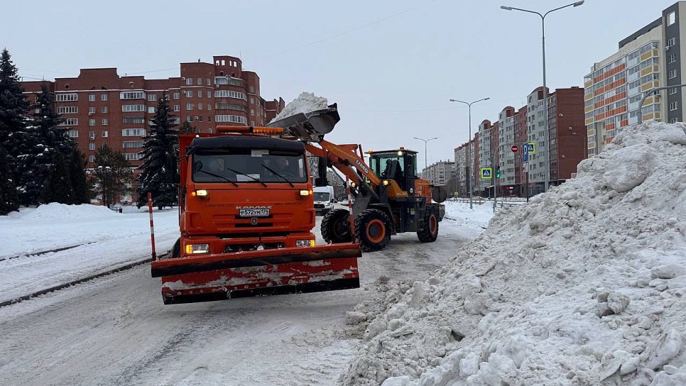 Копейск борется с последствиями снегопада