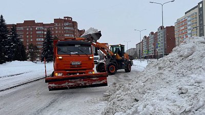 Копейск борется с последствиями снегопада