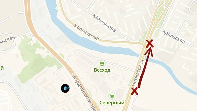 В Челябинске временно перекроют участок улицы Черкасской
