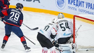 Хоккейный клуб «Металлург» выиграл битву лидеров Востока у «Авангарда»
