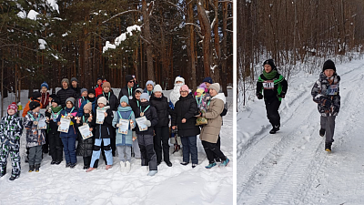 В Кыштыме на тропе здоровья провели забег «Новогодняя карусель»