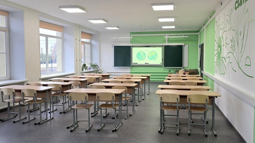 В Кизильской школе открыли современные агроклассы после капитального ремонта