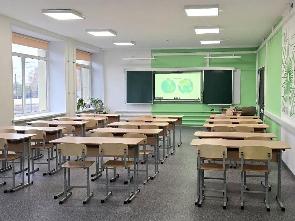 В Кизильской школе открыли современные агроклассы после капитального ремонта