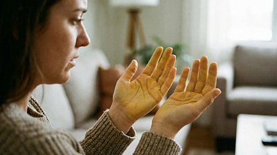 Почему ладони становятся желтыми