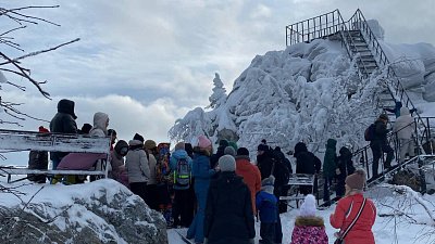 Нацпарк «Таганай» за новогодние праздники посетили около 30 тысяч туристов
