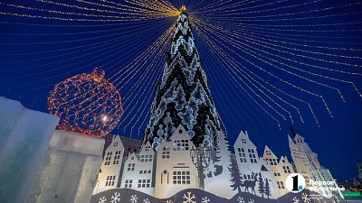 Ледовый городок на площади Революции в Челябинске посетили 182 тысячи человек