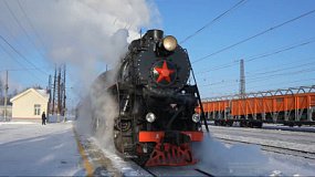 Из Челябинска в Троицк прибыл ретропоезд