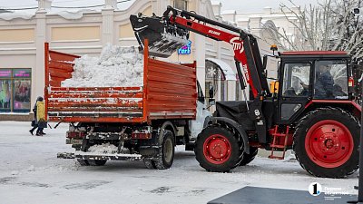 Челябинский полигон бесплатно принимает у бизнеса собранный в городе снег