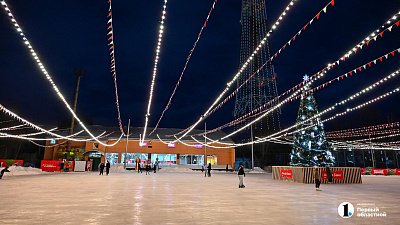 В парках Челябинска закрыли катки из‑за морозов 14 января