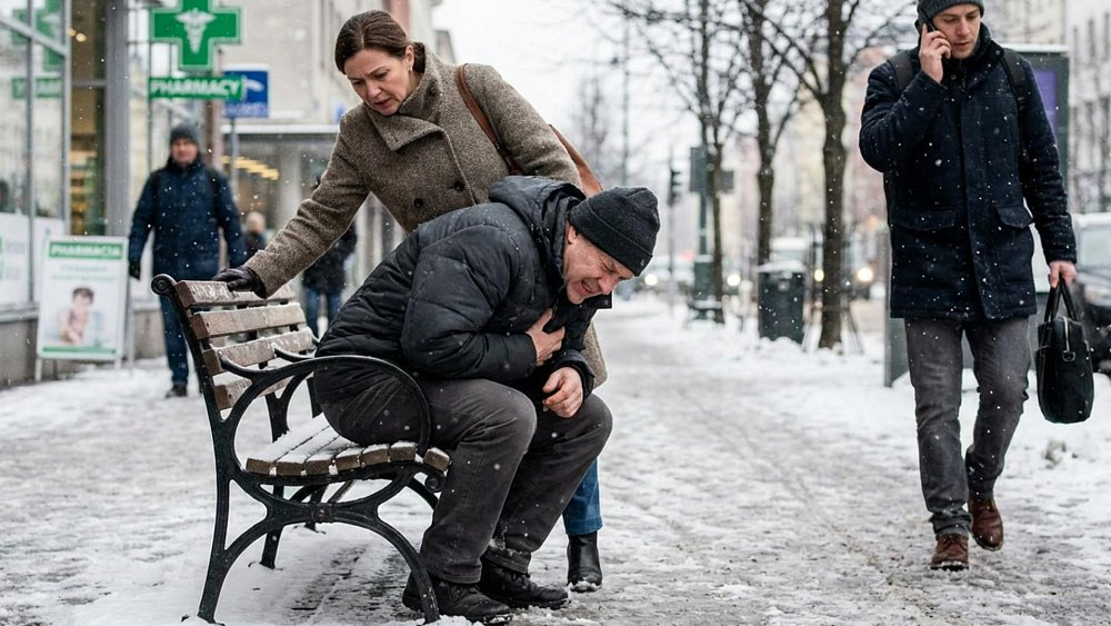 Людям с больным сердцем особенно сложно переносить морозы
