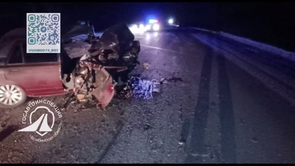 Два человека погибли в лобовом столкновении на трассе в Варненском районе