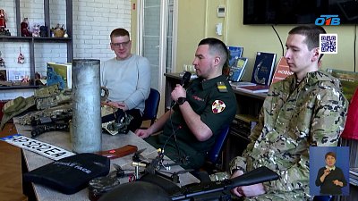 В научной библиотеке Челябинска состоялась встреча с бойцом СВО
