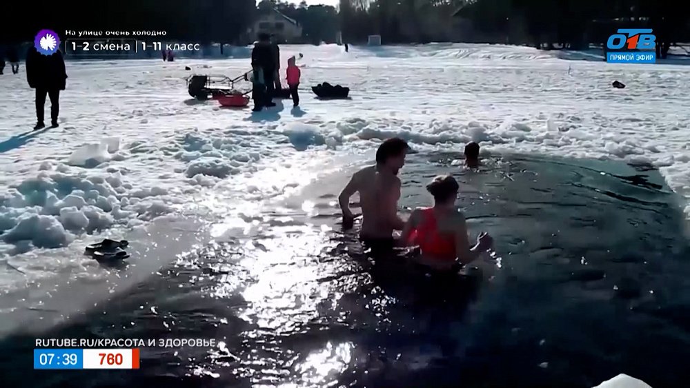 Об опасных прыжках в снег после бани в рубрике «О здоровье»