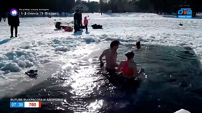 Об опасных прыжках в снег после бани в рубрике «О здоровье»