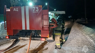 Пенсионер погиб при пожаре в пристрое в Увельском округе