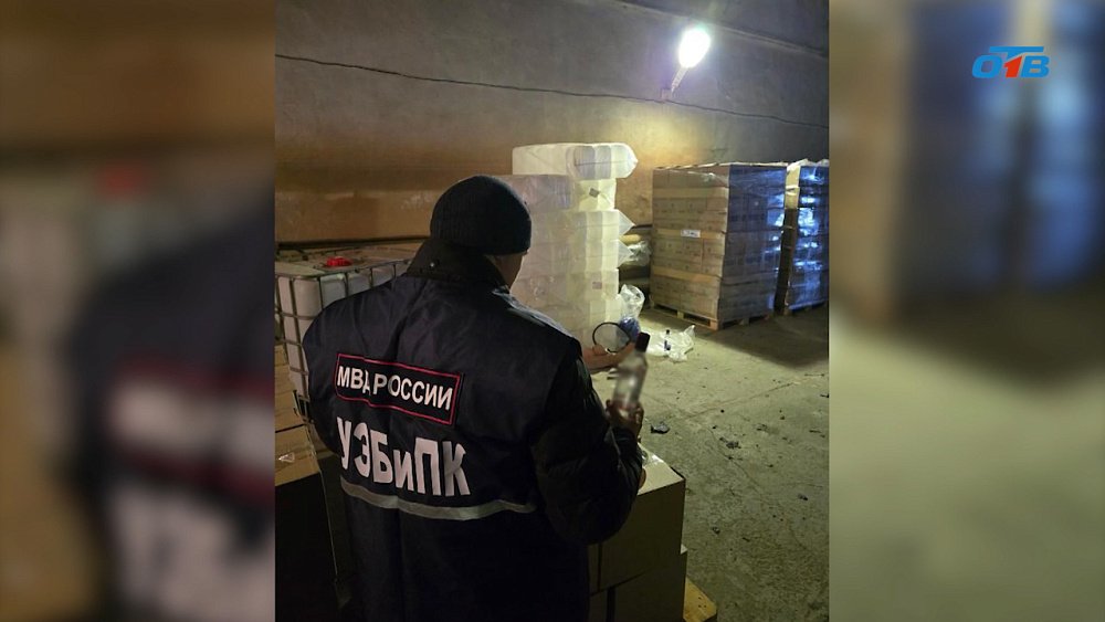 На Южном Урале ликвидировали подпольный цех, где делали поддельный алкоголь