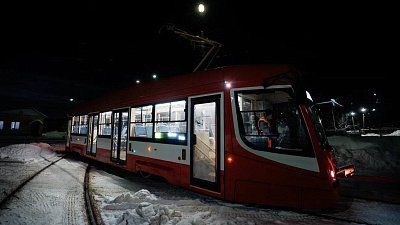 Трамваи с Усть-Катавского вагоностроительного завода прибыли в Смоленск