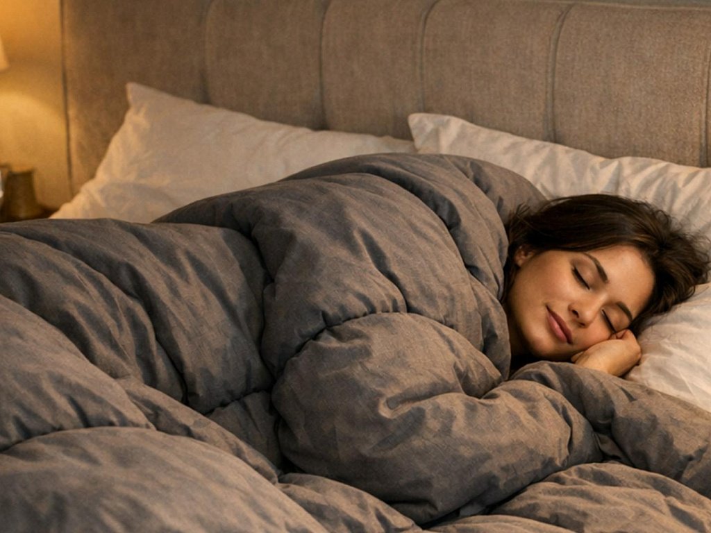 Ускорить засыпание поможет это одеяло