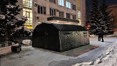 В Челябинске открыли два мобильных пункта обогрева на фоне морозов 