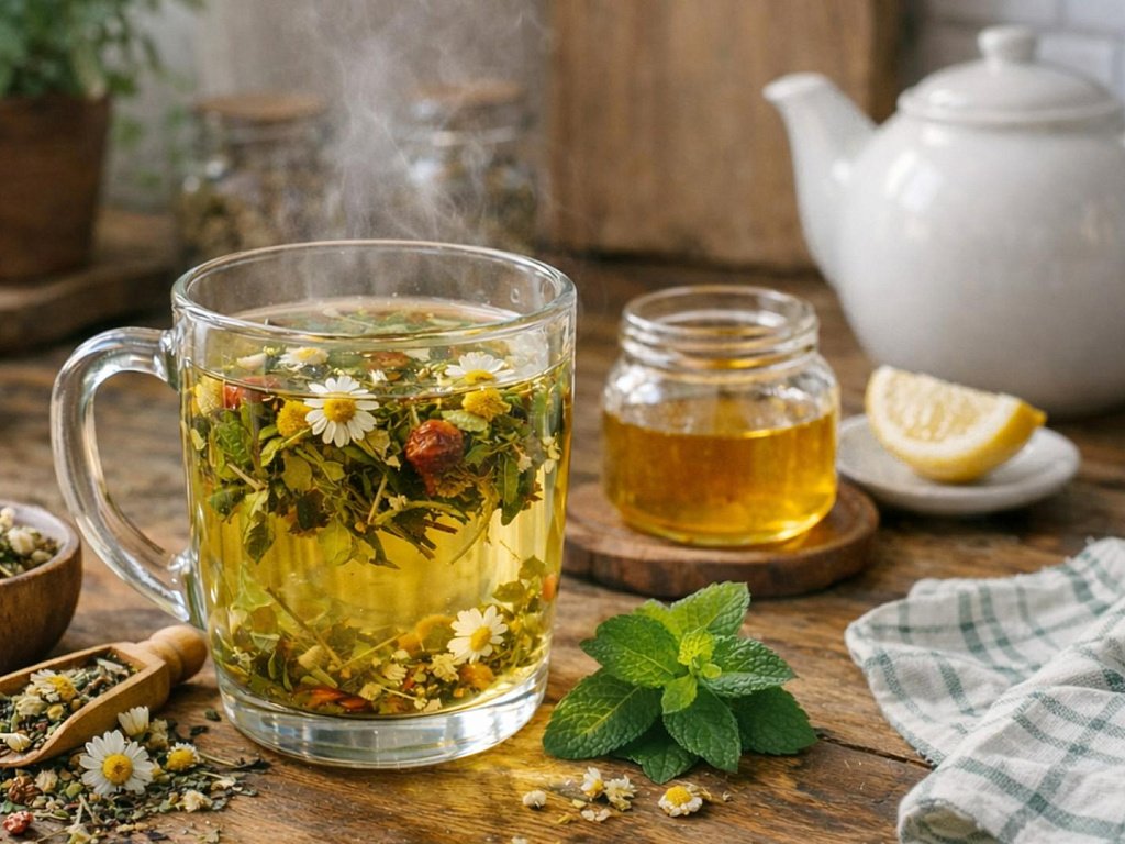 Как травяной чай может поправить здоровье