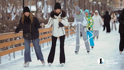 Катки в парках Челябинска открыли 24 января, несмотря на мороз