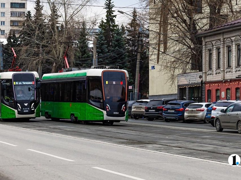 Движение трамваев по проспекту Победы в Челябинске открыли
