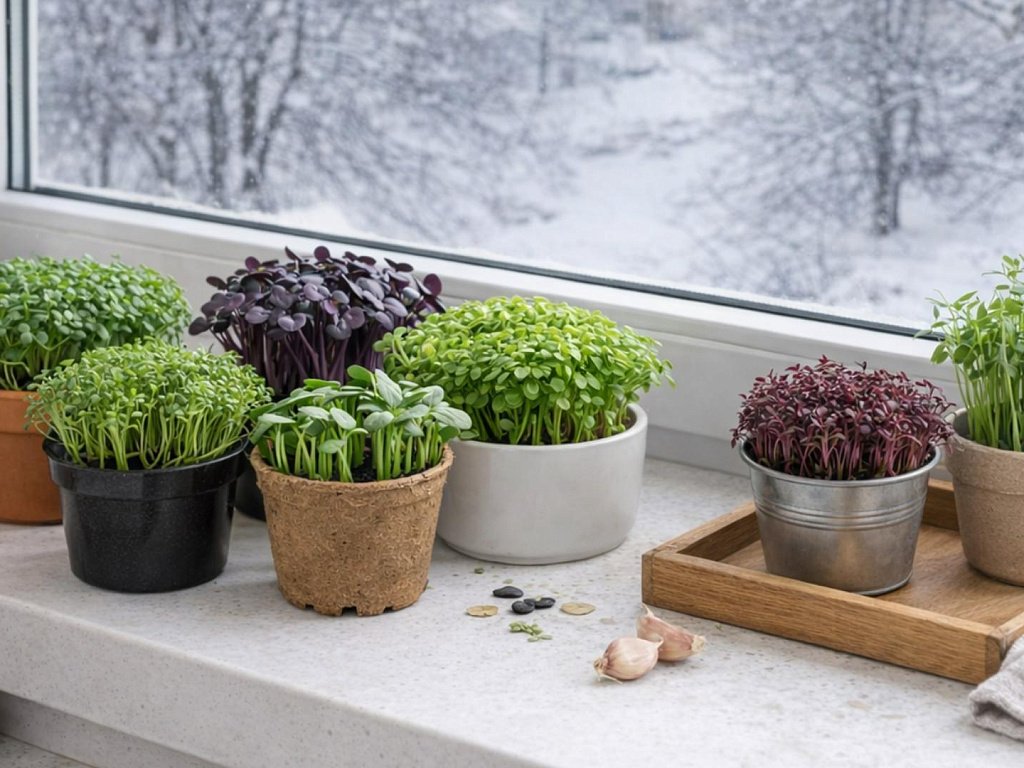 Микрозелень несет в рацион повышенную концентрацию витаминов