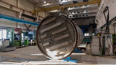 На Южном Урале изготовили колонну для переработки ядерного топлива
