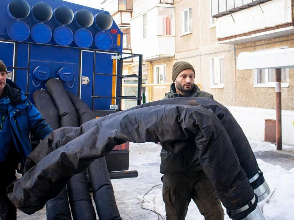 Дома в Карабаше отогревает «Горыныч»