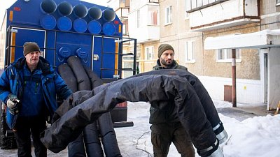 Дома в Карабаше отогревает «Горыныч»