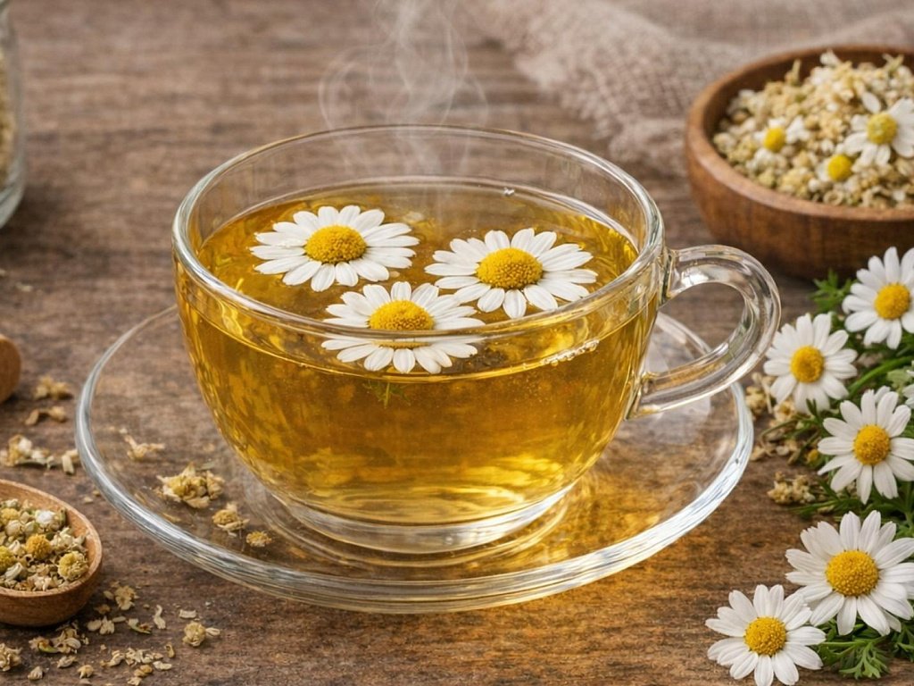 Настой ромашки избавит от простуды, бессонницы и воспаления